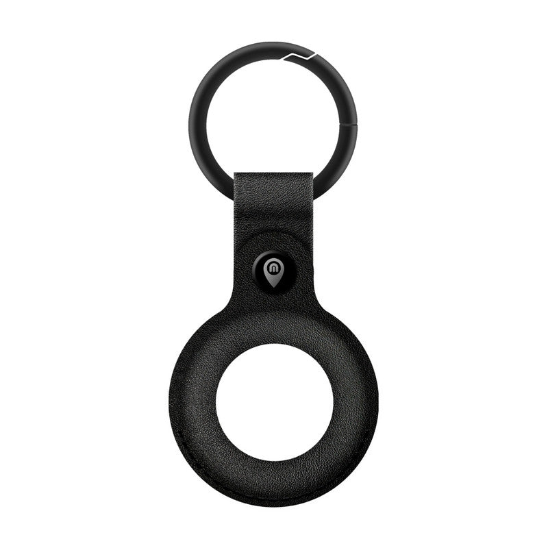 Moki Leather Keyring - Made for MokiTag - Black