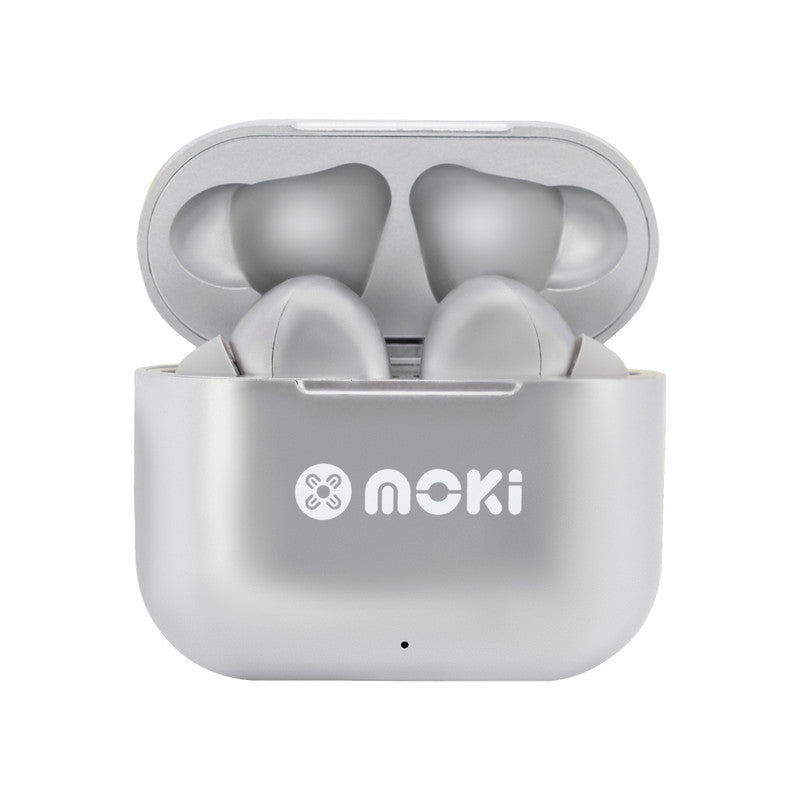 Moki MokiPods True Wireless Earbuds - Silver