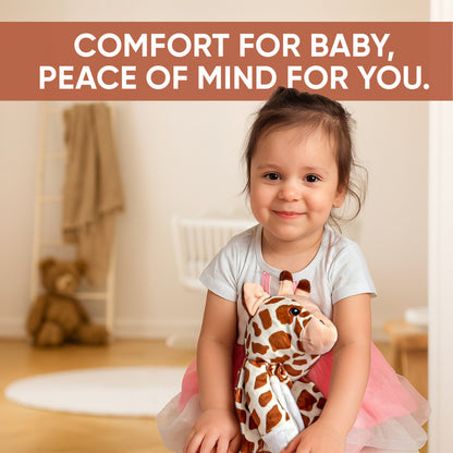Love By Emi Dark Giraffe Musical Comforter -Brown