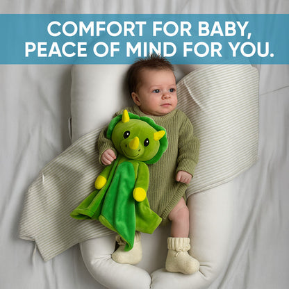 Love By Emi Dinosaur Musical Comforter - Green