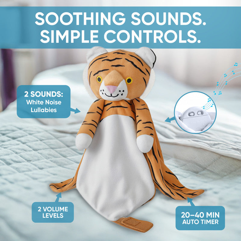 Love By Emi Tiger Musical Comforter - Orange