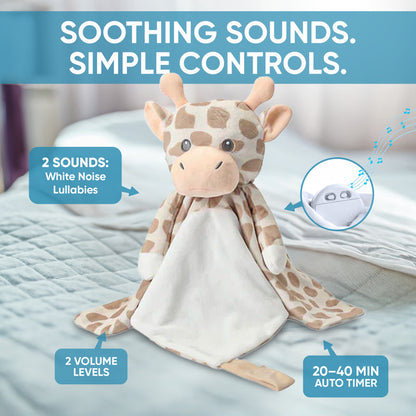 Love By Emi Light Giraffe Musical Comforter - Beige