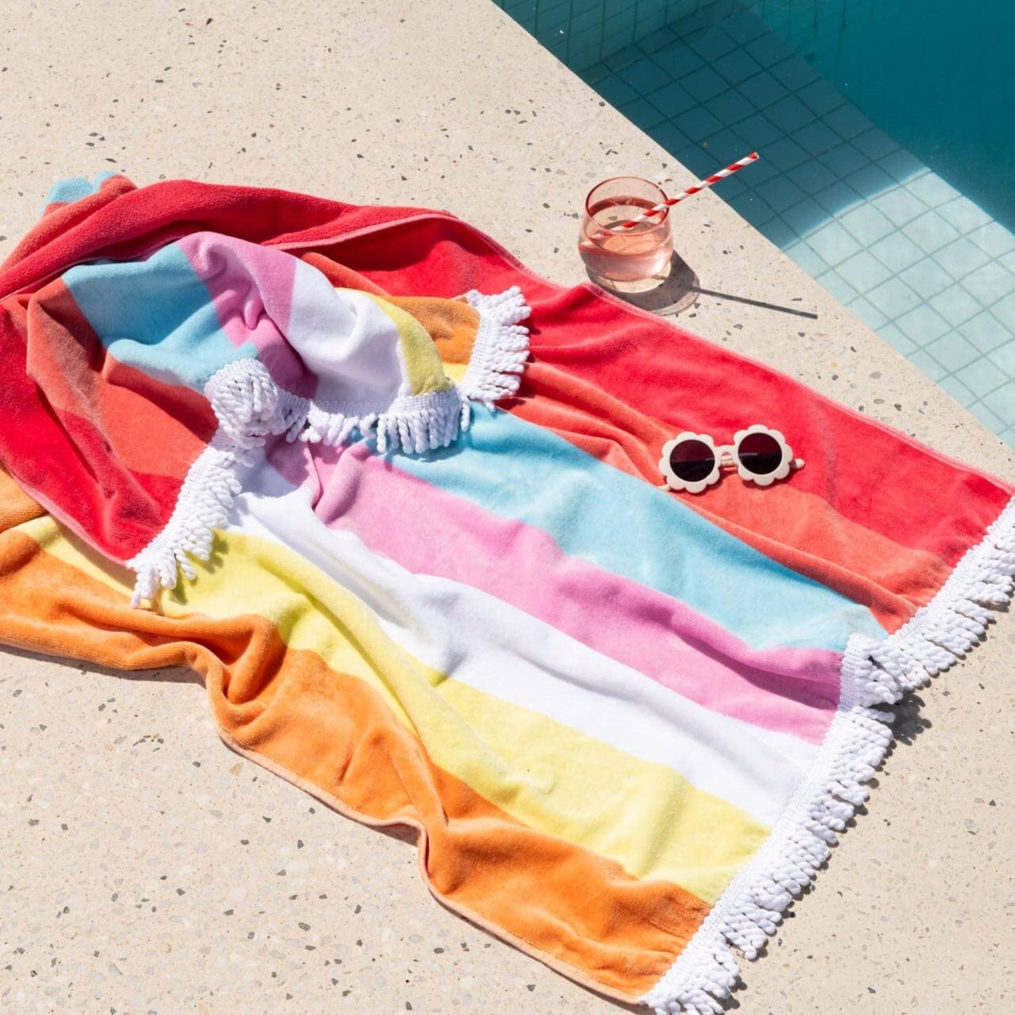 Canningvale Capresi Kids Beach Towel - Como Sherbet