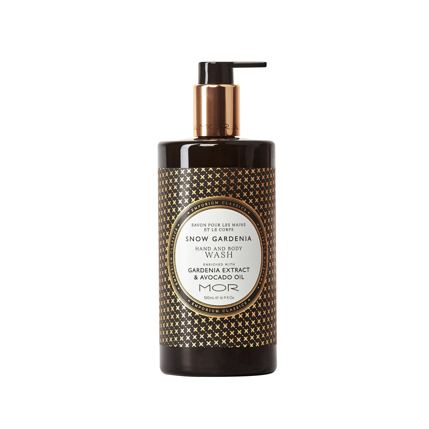 MOR Snow Gardenia Hand & Body Wash and Hand & Body Lotion Set