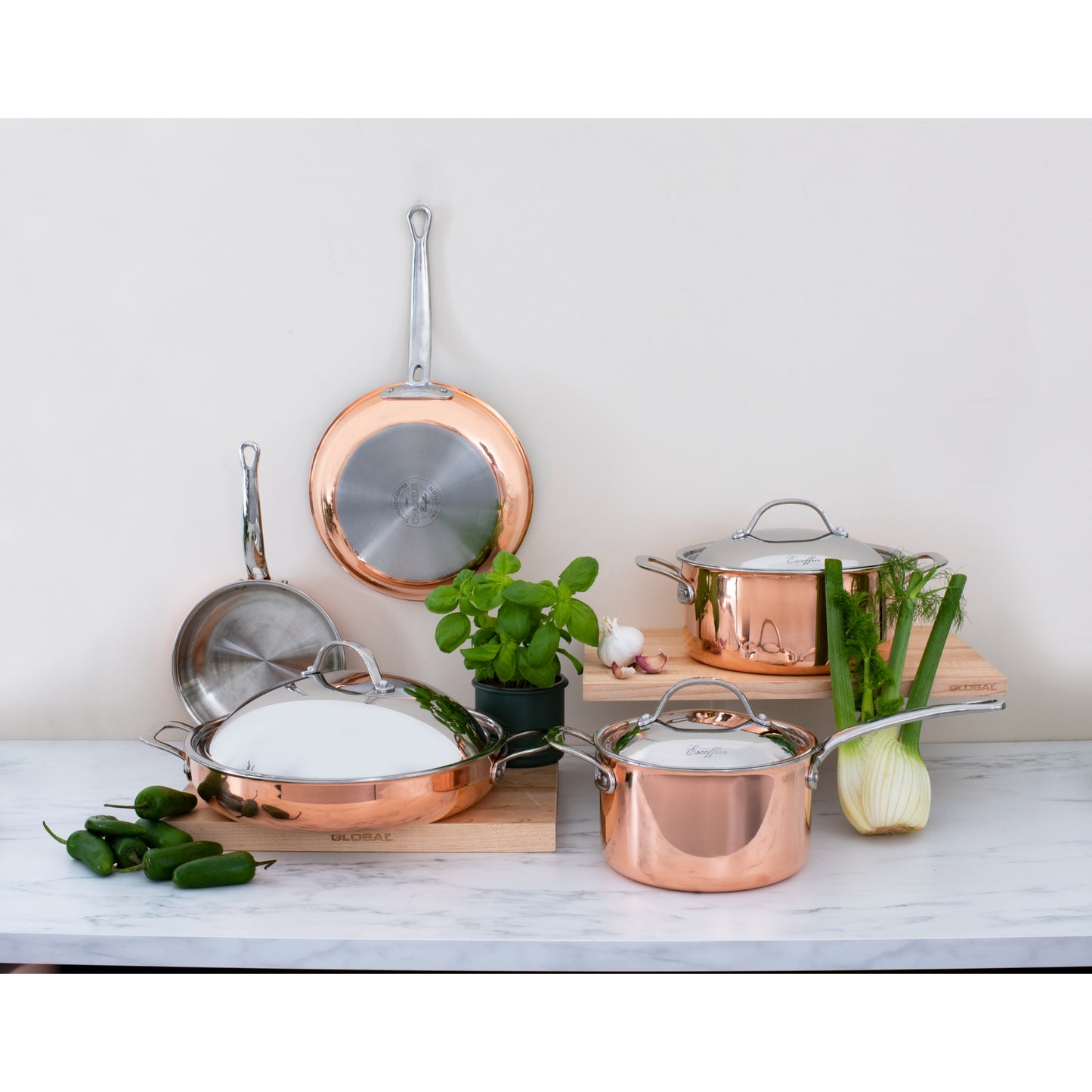 Chasseur Escoffier 20cm Induction Fry Pan- 20044 -Copper
