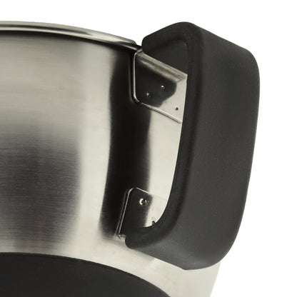 MasterPro Premium Stainless Steel 3 Piece Mixing Bowl Set - Silver