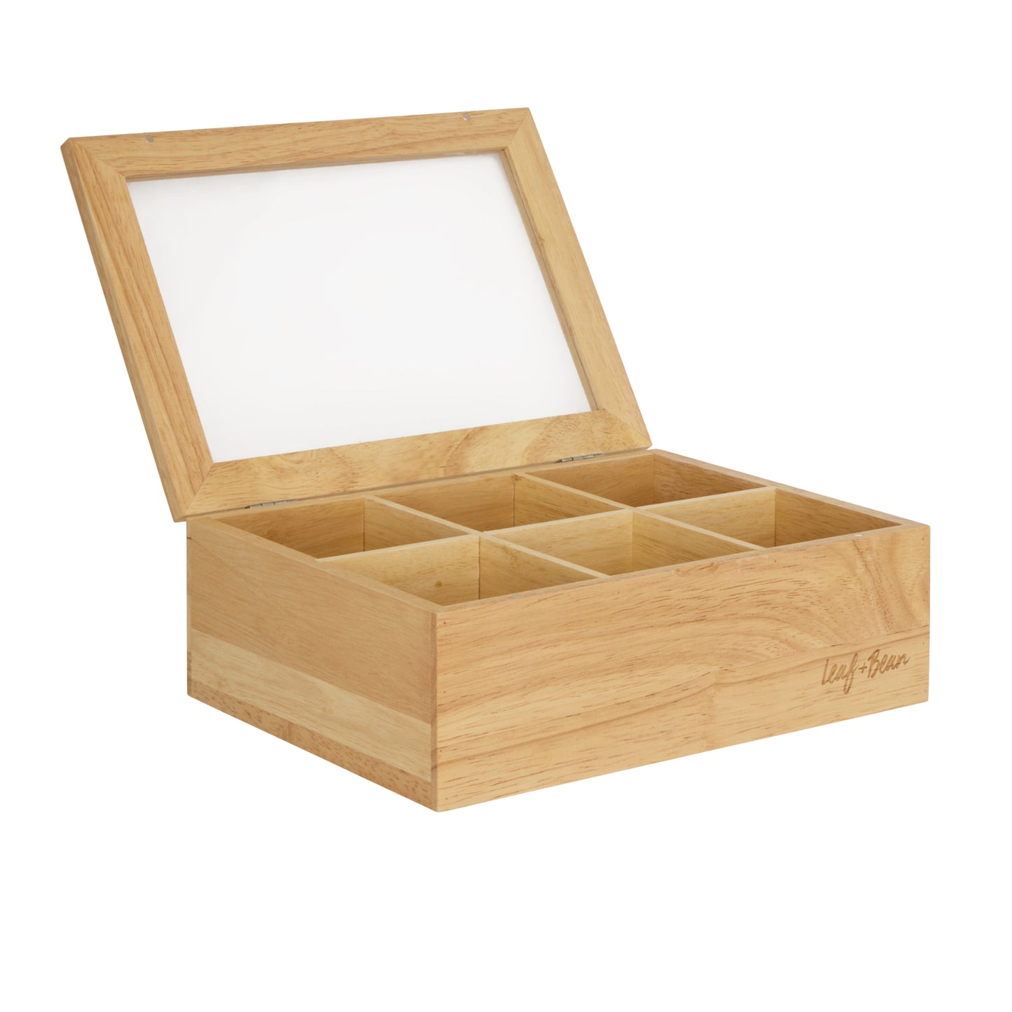 Leaf & Bean Timber Tea Box - Large