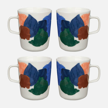 Marimekko Oiva/Pyykki 4 Piece Mug Set