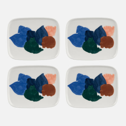 Marimekko Oiva/Pyykki 4 Piece Plate Set