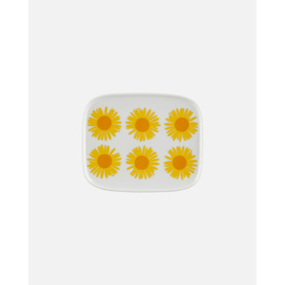 Marimekko Oiva/Auringonkukka 4 Piece Plate Set