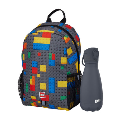 LEGO Kids Colourful Backpack with ION8 Bottle