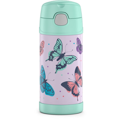 Thermos 355ml FUNtainer� Vacuum Insulated Drink Bottle - Mint Butterfly