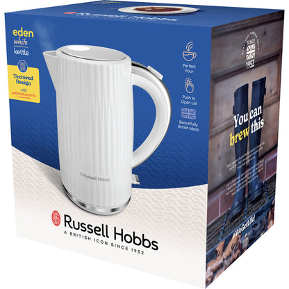 Russell Hobbs Eden 1.7L Kettle & 2 Slice Toaster - White