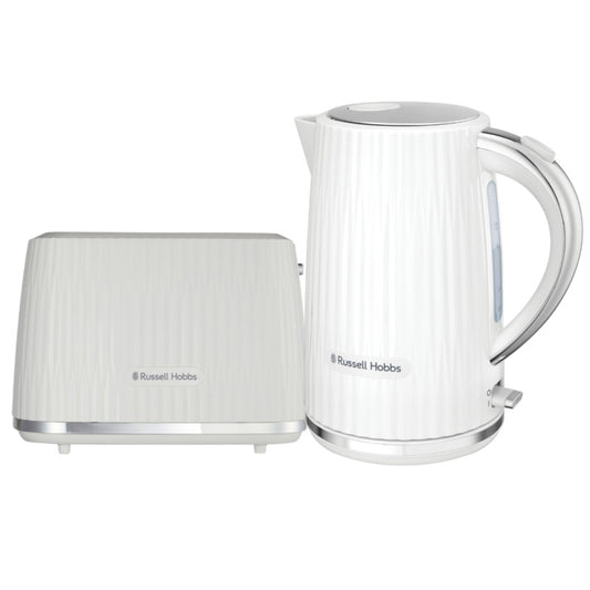 Russell Hobbs Eden 1.7L Kettle & 2 Slice Toaster - White
