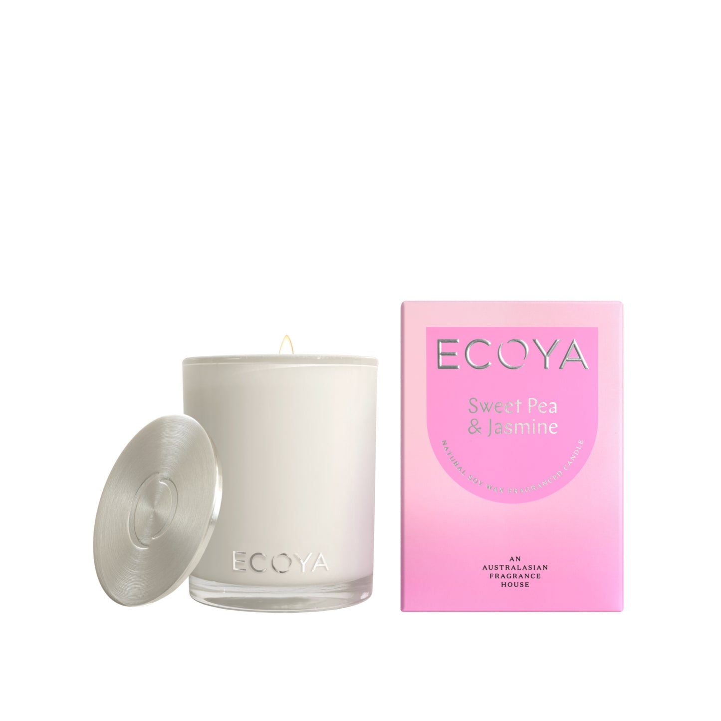 Ecoya Sweet Pea & Jasmine Madison Candle and Diffuser Set