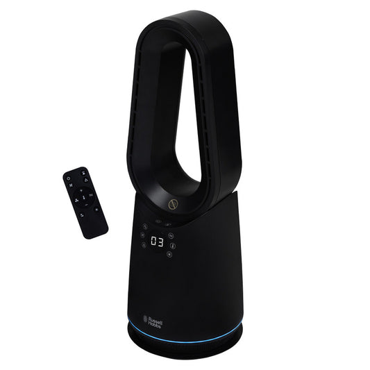 Russell Hobbs Bladeless Fan & Heater - Black