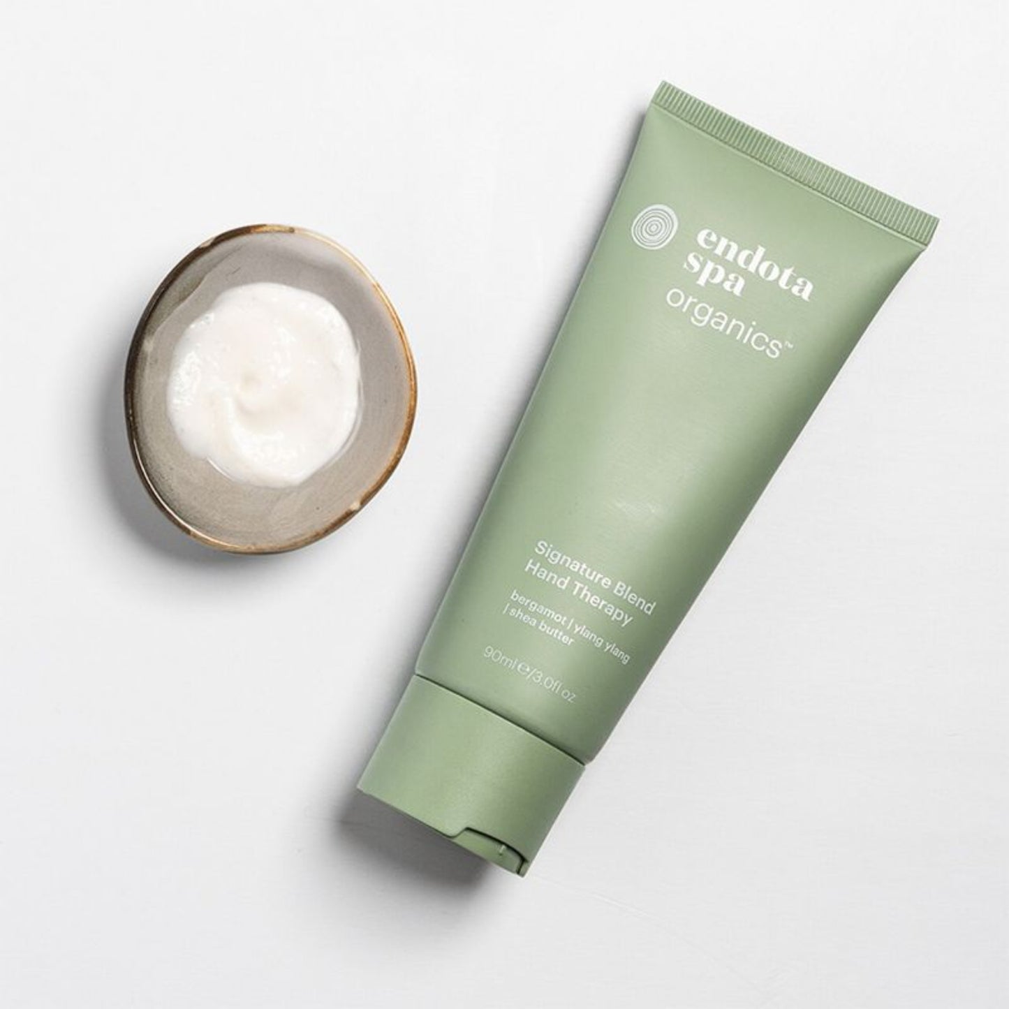Endota Signature Blend Hand Cream and Organics Lip Balm