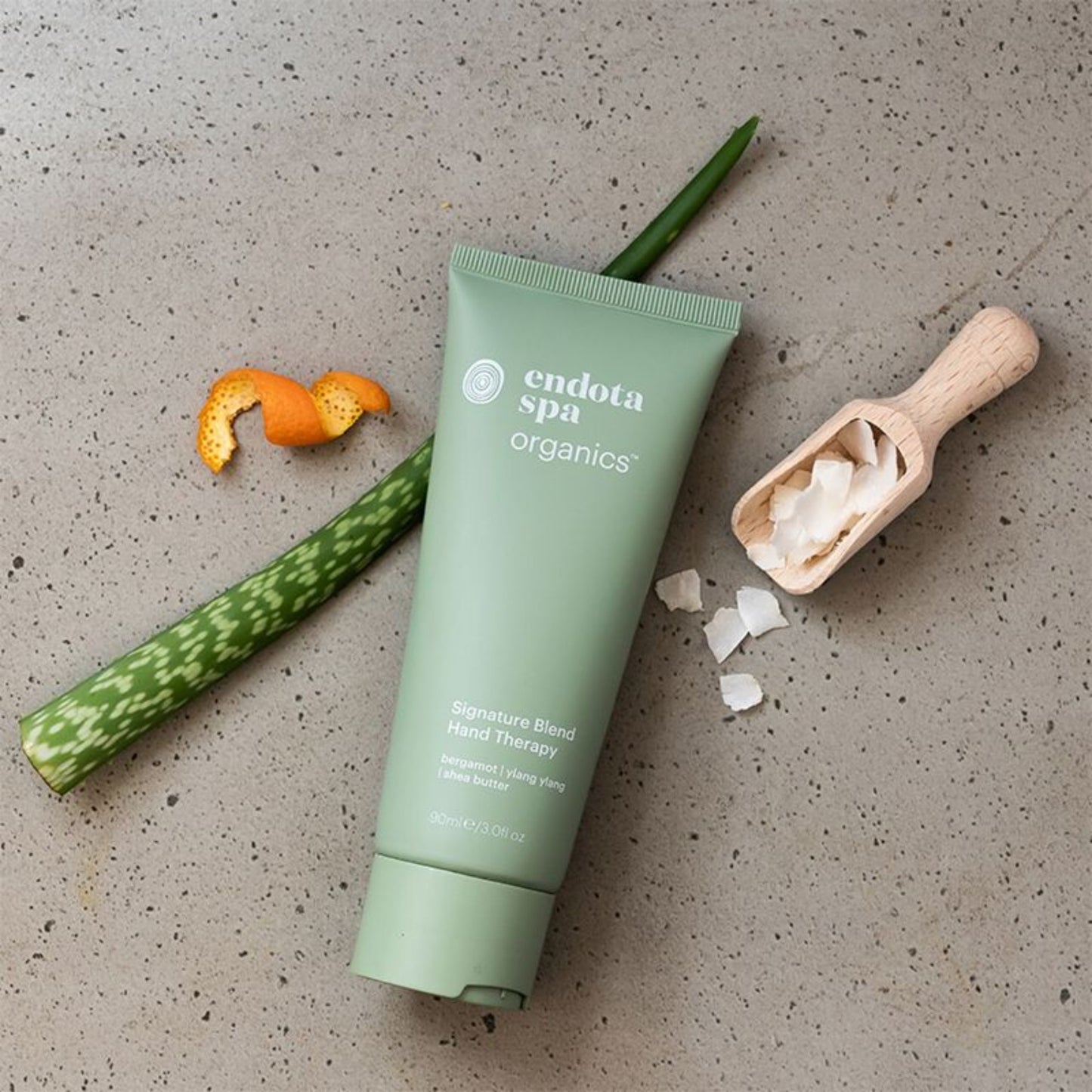 Endota Signature Blend Hand Cream and Organics Lip Balm