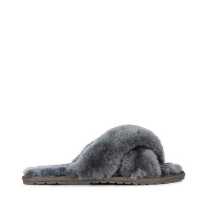 EMU Women's Mayberry Slippers Size 7- Charcoal