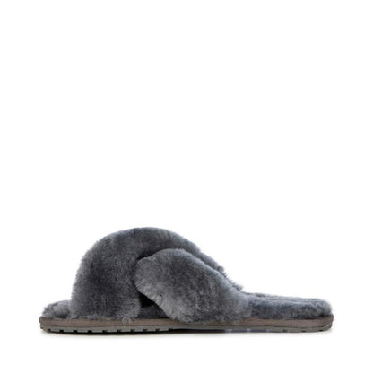 EMU Women's Mayberry Slippers Size 7- Charcoal