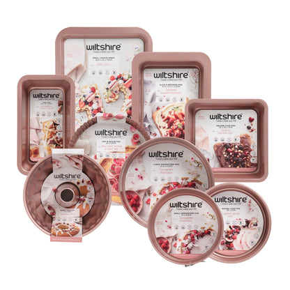 Wiltshire Rose Gold Bakeware 9 Piece Set - Rose Gold