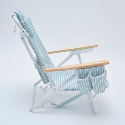 Sunnylife Deluxe Beach Chair - Blue Stripe