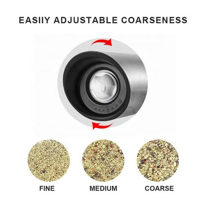 Shervin Verkil Salt and Pepper Gravity Electric Grinder Shaker Mills - SVGG01